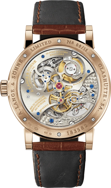 A. Lange & Söhne,Richard Lange 41.90mm,41.90mm,Honey Gold,Gold,Handwound,Tourbillon,Chain & Fusée,761,761.050