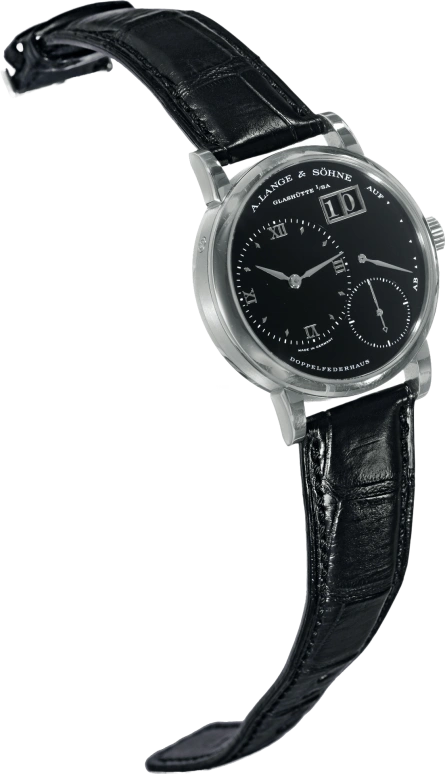 A. Lange & Söhne,Lange 1 36.10mm,36.10mm,Platinum,Black,Handwound,Power Reserve Indicator,Big Date,111,111.025