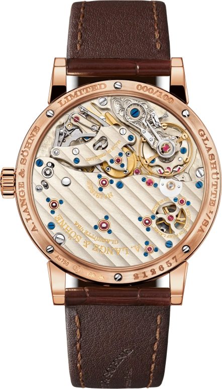 A. Lange & Söhne,Richard Lange 40mm,40mm,Rose Gold,White,Handwound,Power Reserve Indicator,Jumping Seconds,Flyback,Constant Force Mechanism,42hours,In-house Caliber,252,252.032