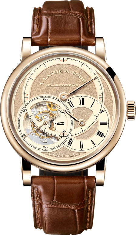 A. Lange & Söhne,Richard Lange 41.90mm,41.90mm,Honey Gold,Gold,Handwound,Tourbillon,Chain & Fusée,761,761.050