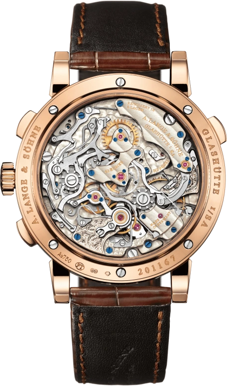朗格,1815 41.90毫米,41.90毫米,玫瑰金,银色,手动上弦,计时,月相,万年历,闰年历,42小时,自制机芯,421,421.032FE