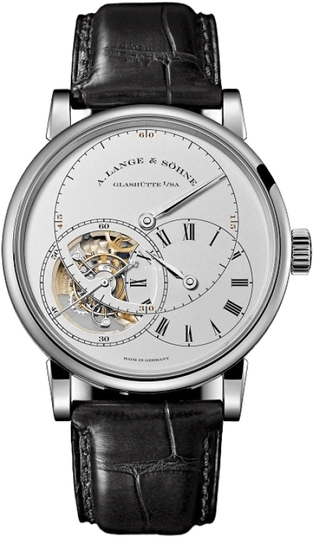 A. Lange & Söhne,Richard Lange 41.90mm,41.90mm,Platinum,Silver,Handwound,Tourbillon,Chain & Fusée,760,760.025