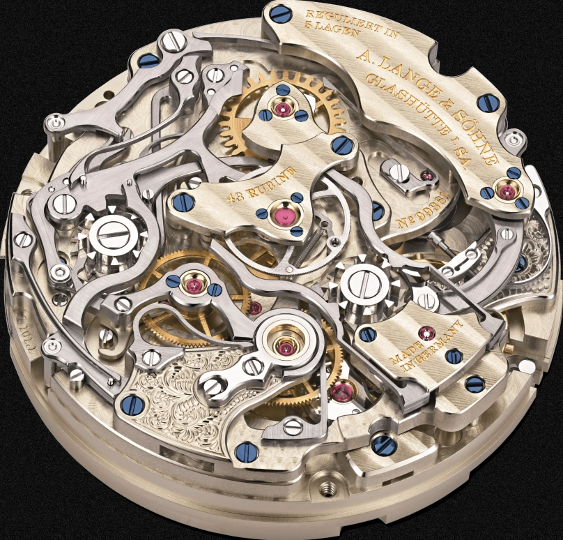 朗格,1815 41.90毫米,41.90毫米,白金,三文鱼色,手动上弦,计时,月相,万年历,闰年历,42小时,自制机芯,421,421.056FE