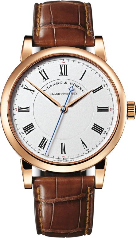 A. Lange & Söhne,Richard Lange 40.50mm,40.50mm,Pink Gold,Silver,Handwound,Power Reserve Indicator,38hours,232,232.032