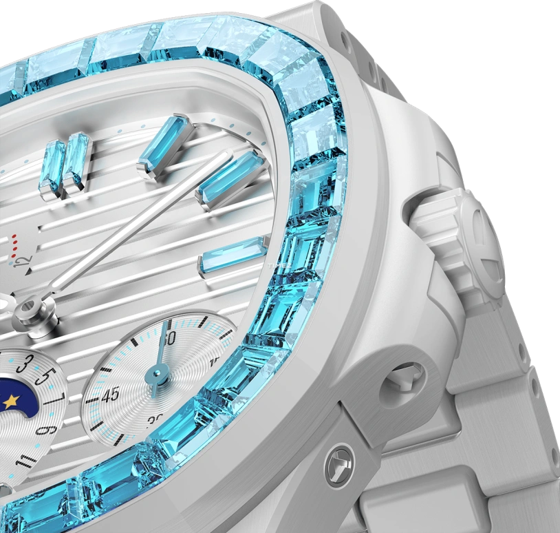 Aet Remould,其它 40毫米,40毫米,陶瓷,白色,自动上弦,月相,日历,动力储存指示,Aether