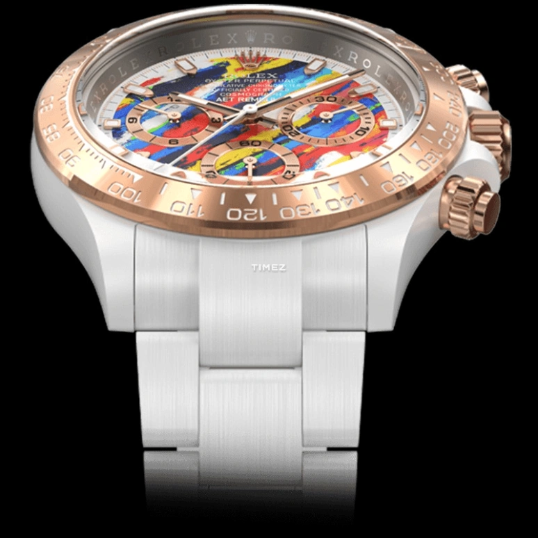 Aet Remould,Other 40x47.50mm,40x47.50mm,Ceramic,Multi-Color,Automatic,Chronograph,Tonneau,COMET