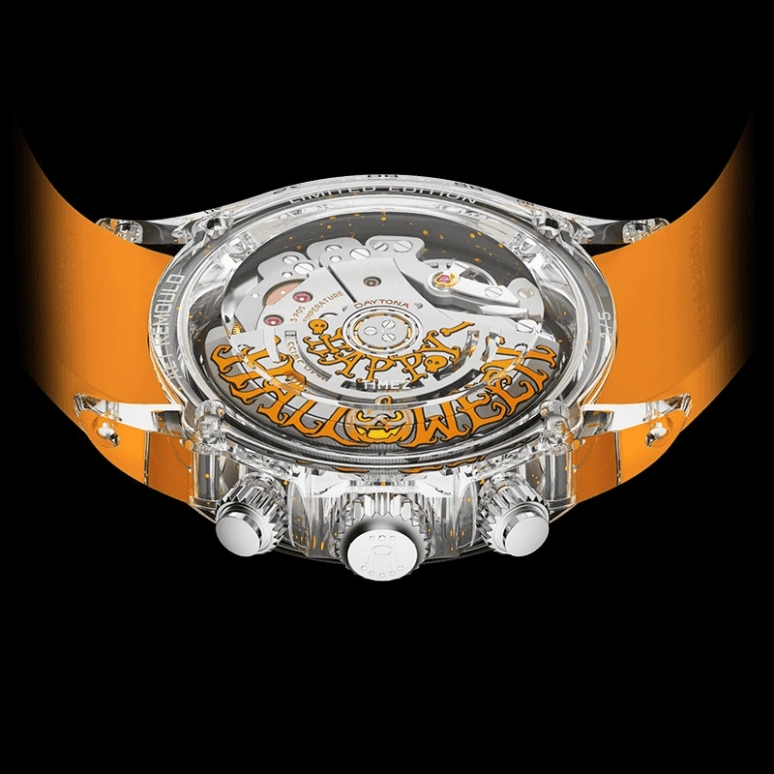 Aet Remould,Other 40x47.50mm,40x47.50mm,Sapphire,Skeleton,Automatic,Chronograph,Round,HALLOWEEN