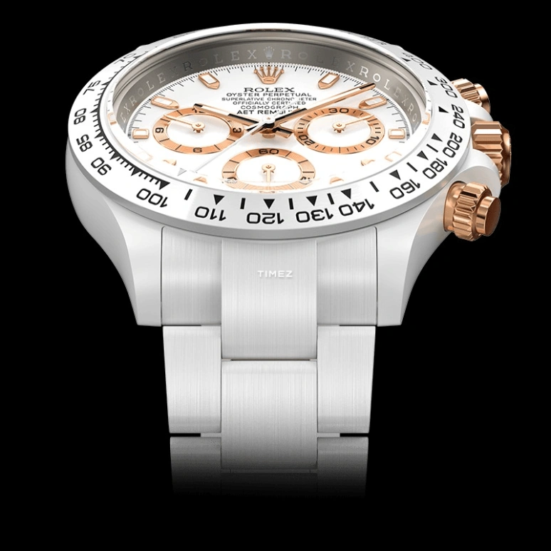 Aet Remould,Other 40x47.50mm,40x47.50mm,Ceramic,White,Automatic,Chronograph,Tonneau,PLATINUM,PLATINUM-COLORED CLASSIC WHITE