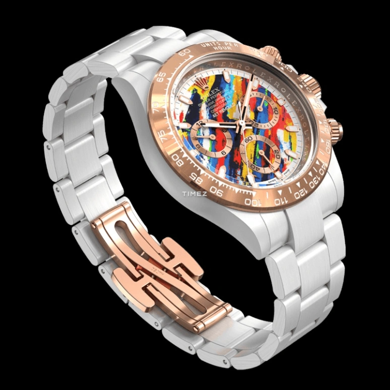 Aet Remould,Other 40x47.50mm,40x47.50mm,Ceramic,Multi-Color,Automatic,Chronograph,Tonneau,COMET