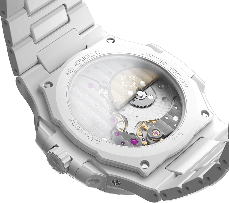 Aet Remould,其它 40毫米,40毫米,陶瓷,白色,自动上弦,月相,日历,动力储存指示,Aether