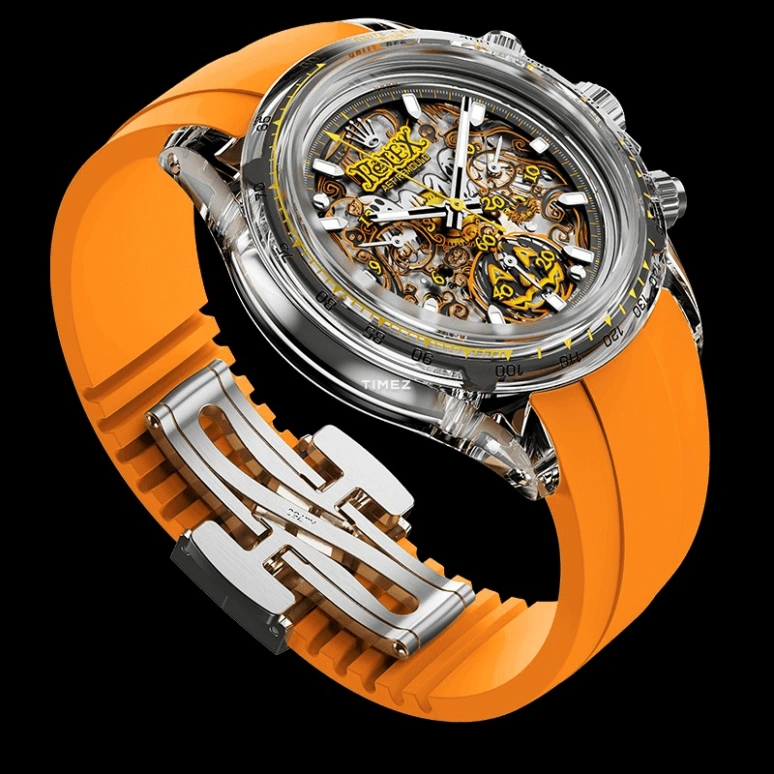 Aet Remould,Other 40x47.50mm,40x47.50mm,Sapphire,Skeleton,Automatic,Chronograph,Round,HALLOWEEN