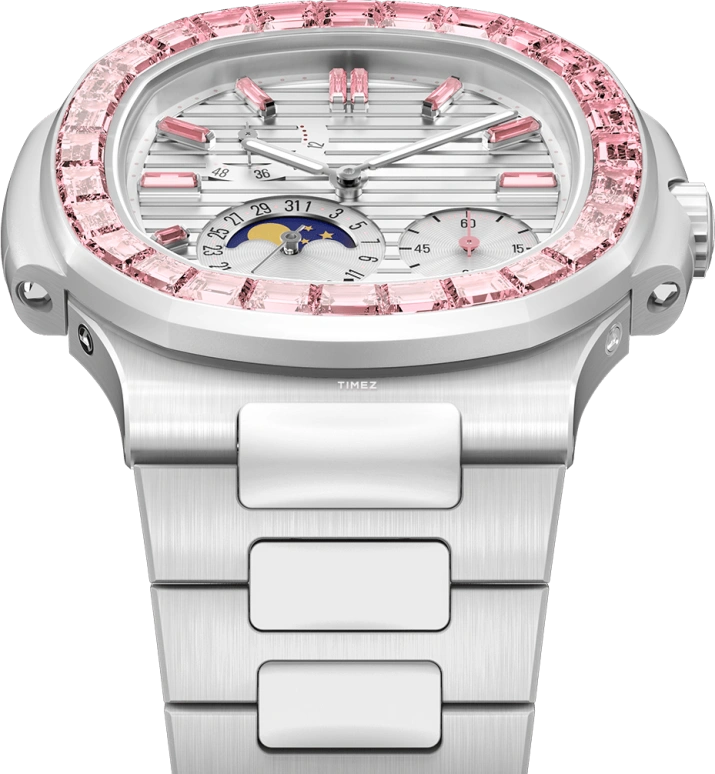 Aet Remould,其它 40毫米,40毫米,陶瓷,白色,自动上弦,月相,日历,动力储存指示,Eos