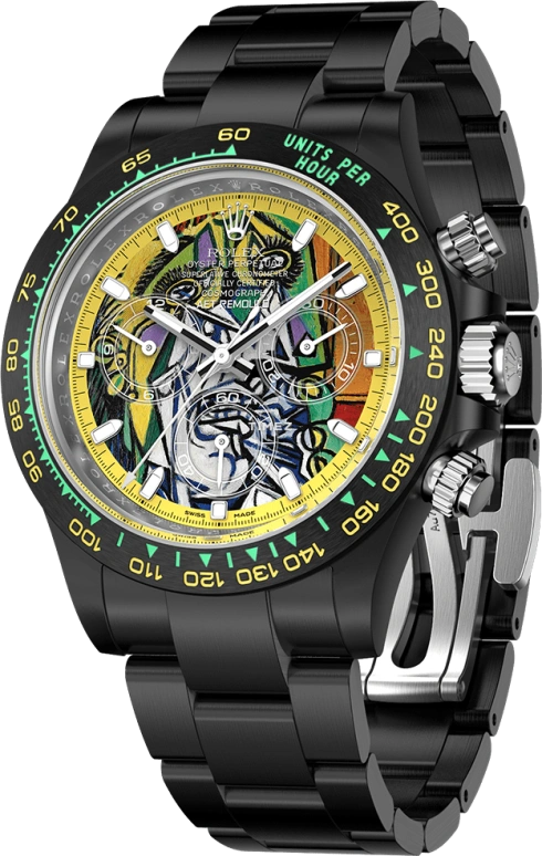 Aet Remould,Other 40x47.50mm,40x47.50mm,Ceramic,Multi-Color,Automatic,Chronograph,Sapphire,Crystal Glass,THE WEEPING WOMAN