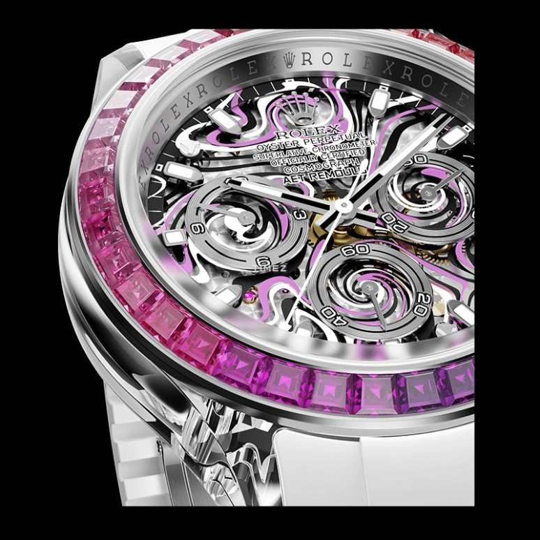 Aet Remould,Other 40x47.50mm,40x47.50mm,Sapphire,Skeleton,Automatic,Chronograph,Round,NEBULA