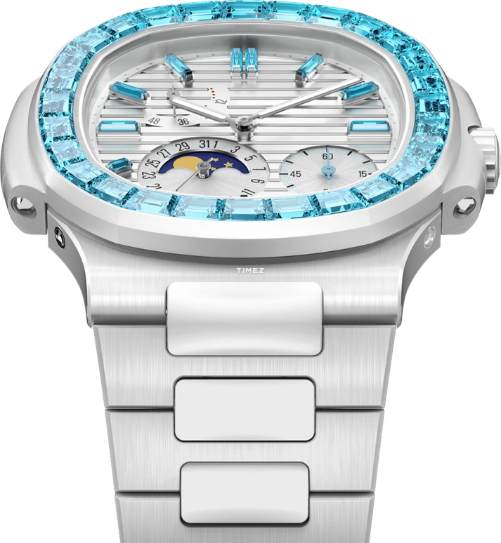 Aet Remould,其它 40毫米,40毫米,陶瓷,白色,自动上弦,月相,日历,动力储存指示,Aether