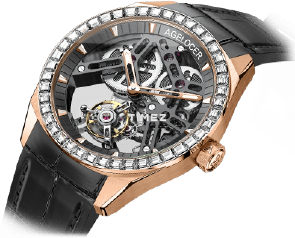 Agelocer,Tourbillon 42mm,42mm,Stainless Steel,Stainless Steel,Skeleton,Handwound,Tourbillon,Sapphire,Crystal Glass,9101F1