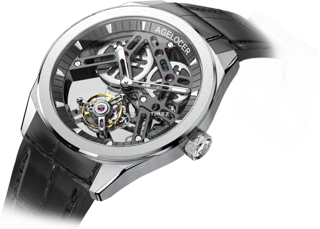 Agelocer,Tourbillon 42mm,42mm,Stainless Steel,Stainless Steel,Skeleton,Automatic,Tourbillon,Sapphire,Crystal Glass,9101A1