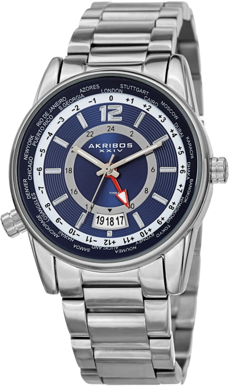 Akribos XXIV Men’s Watches AK1021SSBU