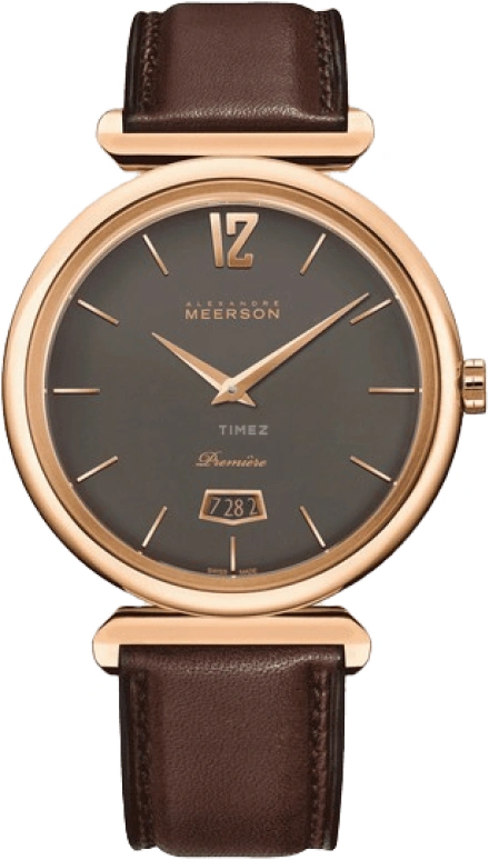 Alexandre Meerson,Altitude Premiere 41mm,41mm,Rose Gold,Grey,Automatic,Day,50hours,101,101-PBKS