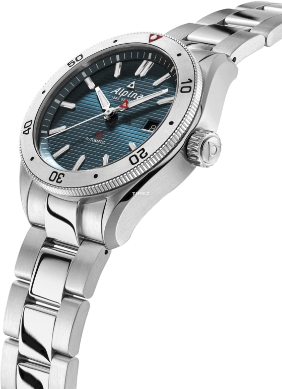 Alpina,ALPINER 40mm,40mm,Stainless Steel,Blue,Automatic,Day,Sapphire,Crystal Glass,AL,AL-525NS4AQ6B