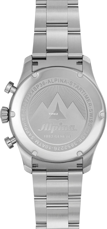 Alpina,STARTIMER 41mm,41mm,Stainless Steel,Green,Quartz,Chronograph,Big Date,AL,AL-372GRS4S26B