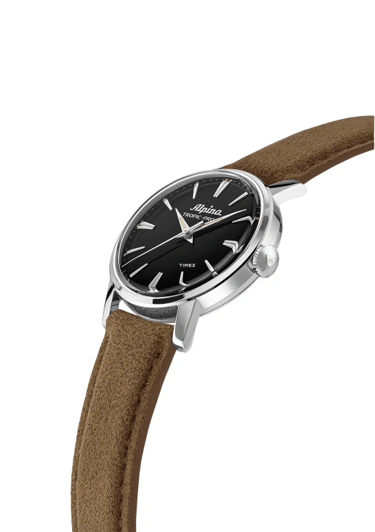 Alpina,HERITAGE 34mm,34mm,Stainless Steel,Black,Handwound,42hours,In-house Caliber,AL,AL-480B2H6