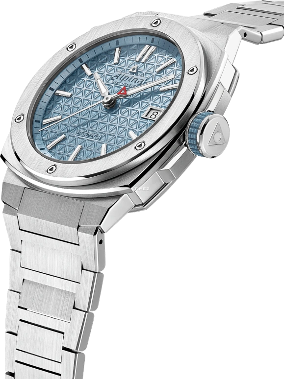 Alpina,ALPINER 39x40.50mm,39x40.50mm,Stainless Steel,Ice Blue,Automatic,Day,In-house Caliber,AL,AL-525LB3AE6B