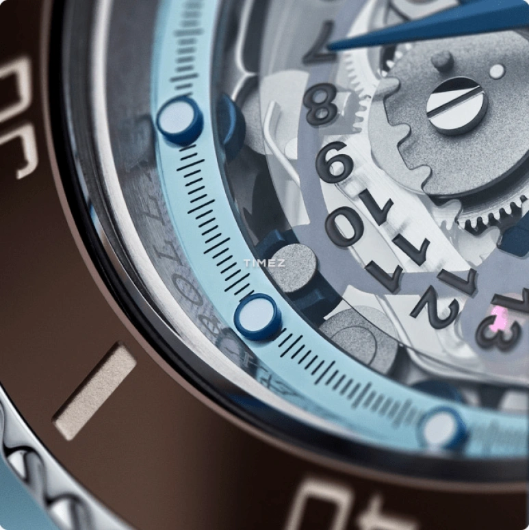 Artisans De Genève,Other ,Stainless Steel,Silver,Skeleton,Automatic,Day,48hours,Brown Ice