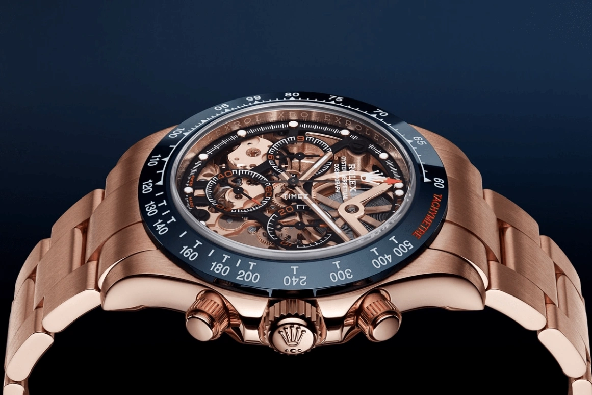 Artisans De Genève,Other 40mm,40mm,Rose Gold,Rose Gold,Skeleton,Handwound,Chronograph,72hours,La Blausee Gold