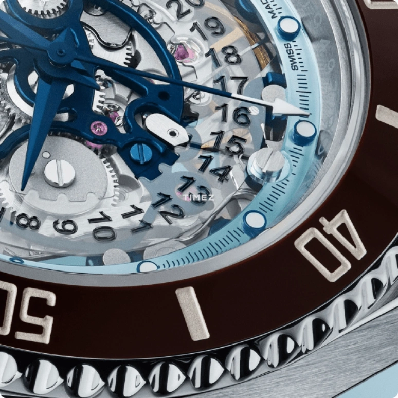 Artisans De Genève,Other ,Stainless Steel,Silver,Skeleton,Automatic,Day,48hours,Brown Ice