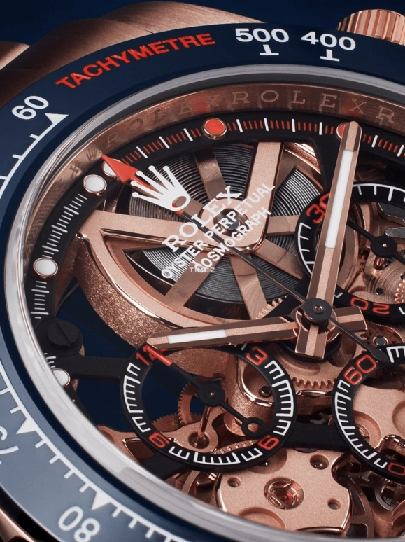 Artisans De Genève,Other 40mm,40mm,Rose Gold,Rose Gold,Skeleton,Handwound,Chronograph,72hours,La Blausee Gold