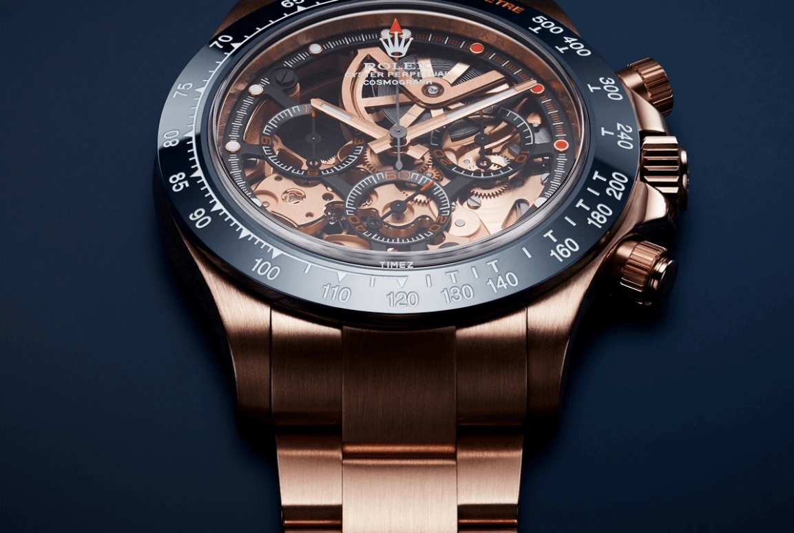 Artisans De Genève,Other 40mm,40mm,Rose Gold,Rose Gold,Skeleton,Handwound,Chronograph,72hours,La Blausee Gold