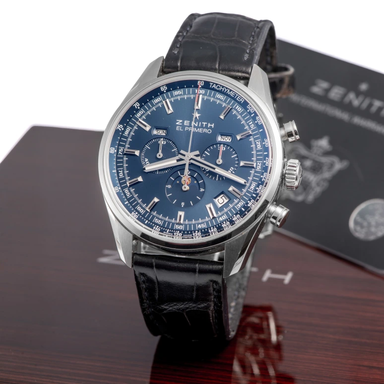 Sample photo of zenith03.2097.410 at Antiquorum Important Modern & Vintage Timepiece