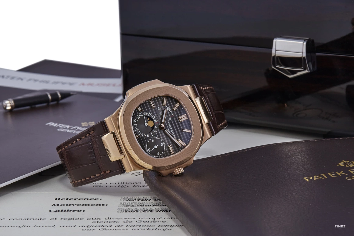 Sample photo of Patek Philippe5712R-001 at Antiquorum Important Modern & Vintage Timepieces...