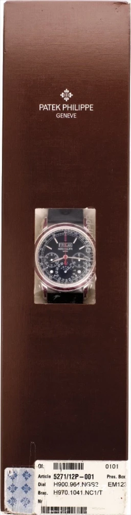Patek Philippe5271/12P-001在富艺斯 The Hong Kong Watch AuctionHong Kong Auction上的样品照片
