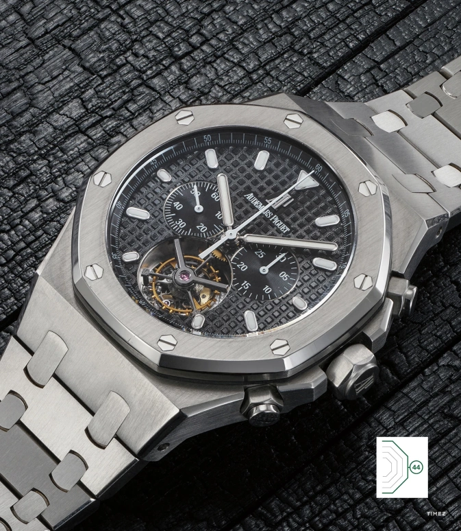 Sample photo of Audemars Piguet25977ST at Phillips The Royal Oak 50thGeneva Auction