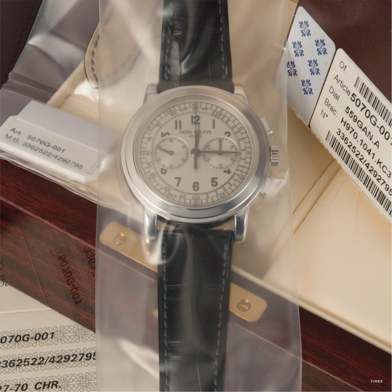 Patek Philippe5070在富艺斯 STYLED. Timeless Watches & How to Wear ThemNew York Auction上的样品照片