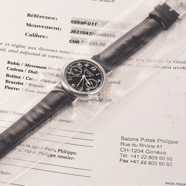 Sample photo of Patek Philippe5959 at Phillips Hong Kong Watch AuctionHong Kong Auction