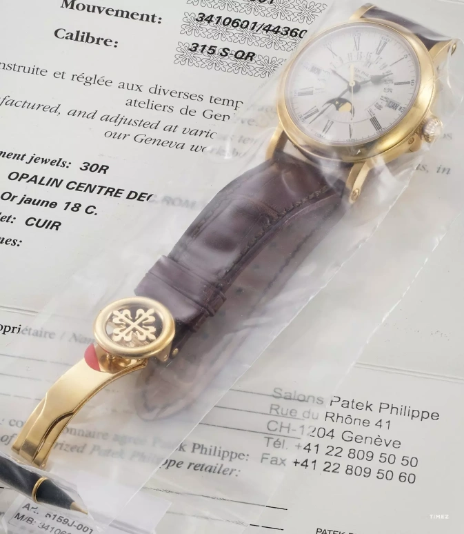 Patek Philippe5159J在富藝斯 The Geneva Watch AuctionGeneva Auction上的樣品照片