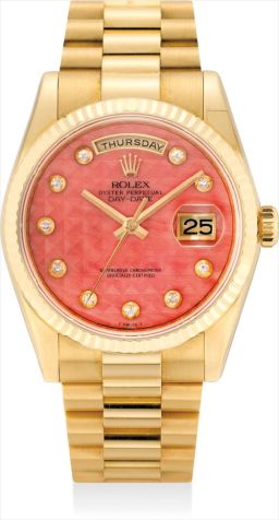 rolex118238在富艺斯 The Hong Kong Watch Auction: ONE上的样品照片