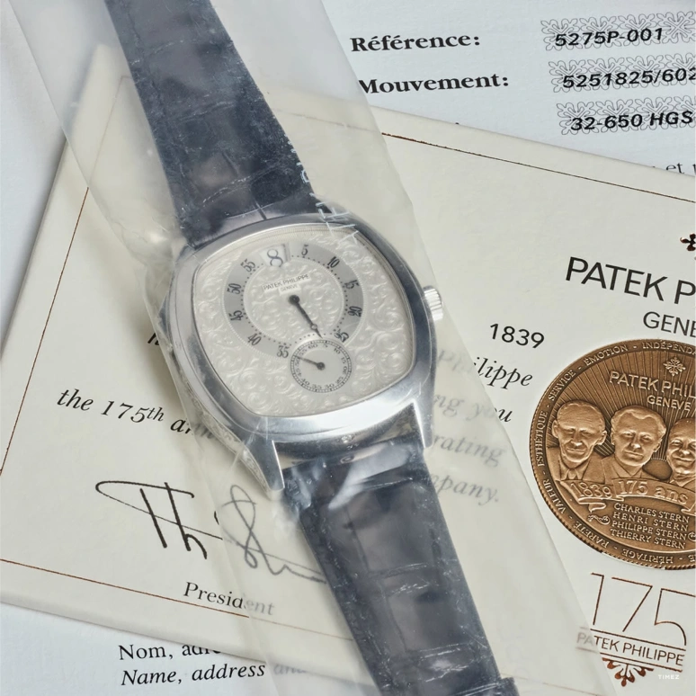 Patek Philippe5275P-001在富艺斯 Racing PulseNew York Auction上的样品照片