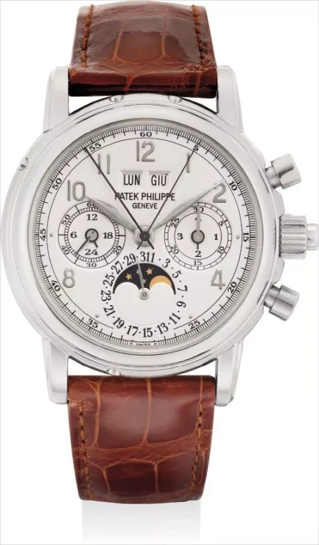 Patek Philippe5004在富艺斯 The Hong Kong Watch AuctionHong Kong Auction上的样品照片