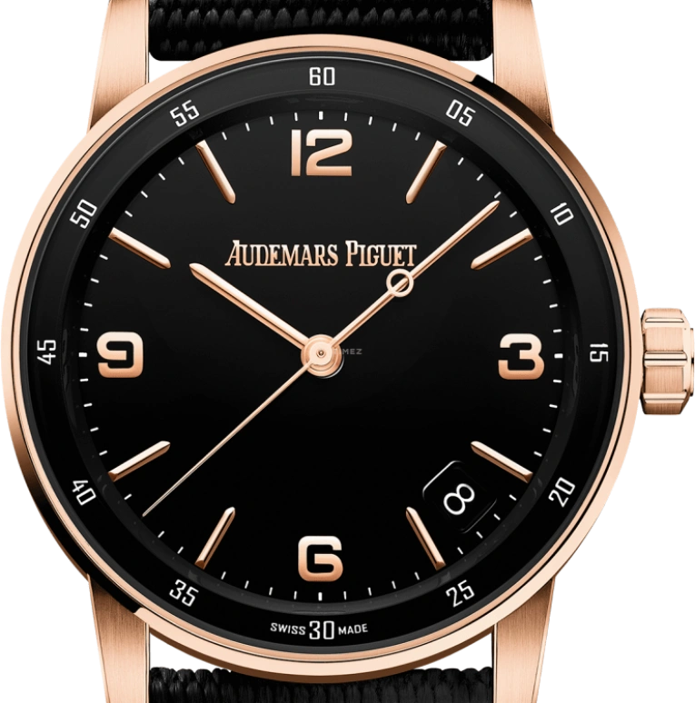 Audemars Piguet,CODE 11.59 41mm,41mm,Rose Gold,Black,Automatic,Day,70hours,15210OR,15210OR.OO.A002KB.01