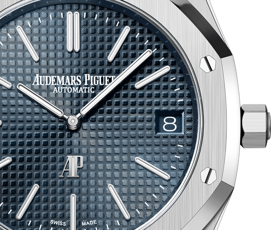 Audemars Piguet,Royal Oak 39mm,39mm,Stainless Steel,Blue,Automatic,Day,55hours,16202ST,16202ST.OO.1240ST.01 50th