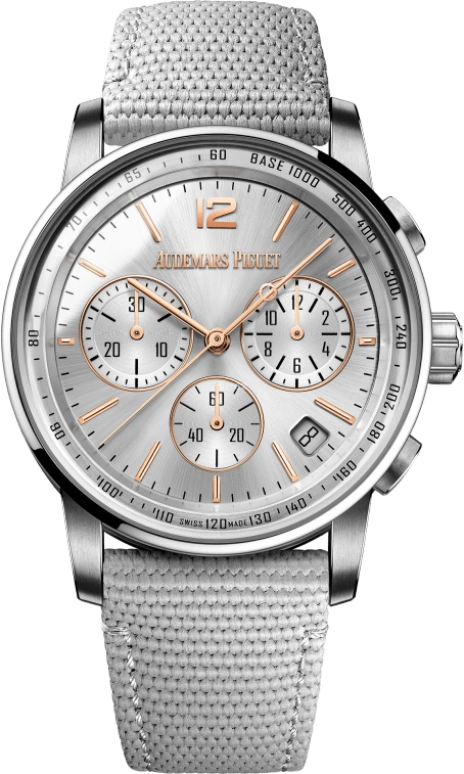 Audemars Piguet,CODE 11.59 41mm,41mm,White Gold,Silver,Automatic,Chronograph,Day,Flyback,26393CR,26393CR.OO.A008KB.01