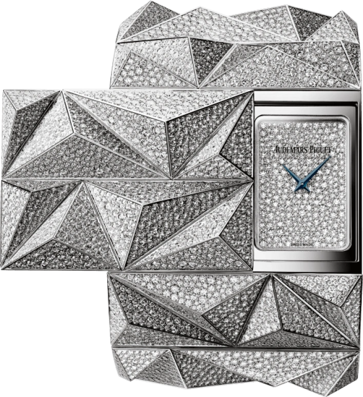 Audemars Piguet,Haute Joaillerie 40mm,40mm,White Gold,Blue,Quartz,In-house Caliber,Sapphire,79418BC,79418BC.ZZ.9188BC.01