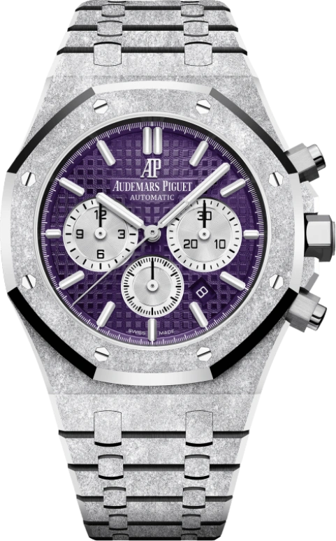 Audemars Piguet,Royal Oak 41mm,41mm,White Gold,Purple,Automatic,Chronograph,Day,Kyle Kuzma,Kris Kross,kuz,26331BC,26331BC.GG.1224BC.01