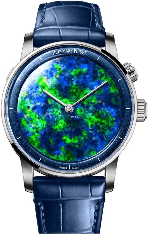 Audemars Piguet,CODE 11.59 41mm,41mm,White Gold,Blue,Green,Handwound,Minute Repeater,Grande Sonnerie,Petite Sonnerie,26397BC,26397BC.OO.D357CR.01