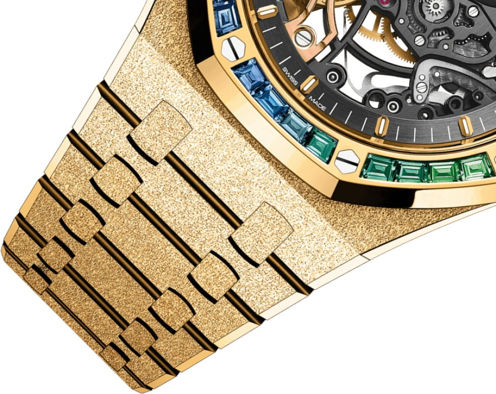 Audemars Piguet,Royal Oak 41mm,41mm,Yellow Gold,Skeleton,Grey,Automatic,Double Balance,Skeleton,Khaled Mohamed Khaled,Beat Novacane,Arab Attack,DJ Khaled,15412BA,15412BA.YG.1224BA.01