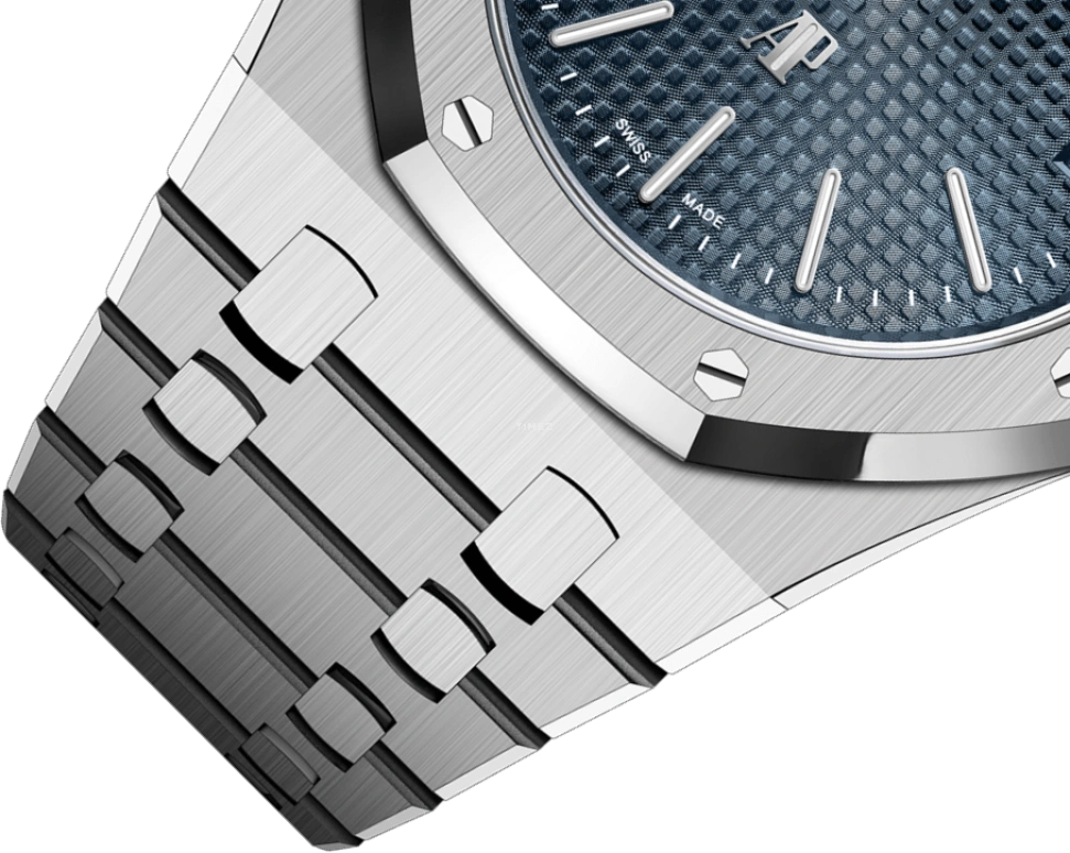 Audemars Piguet,Royal Oak 39mm,39mm,Stainless Steel,Blue,Automatic,Day,55hours,16202ST,16202ST.OO.1240ST.01 50th